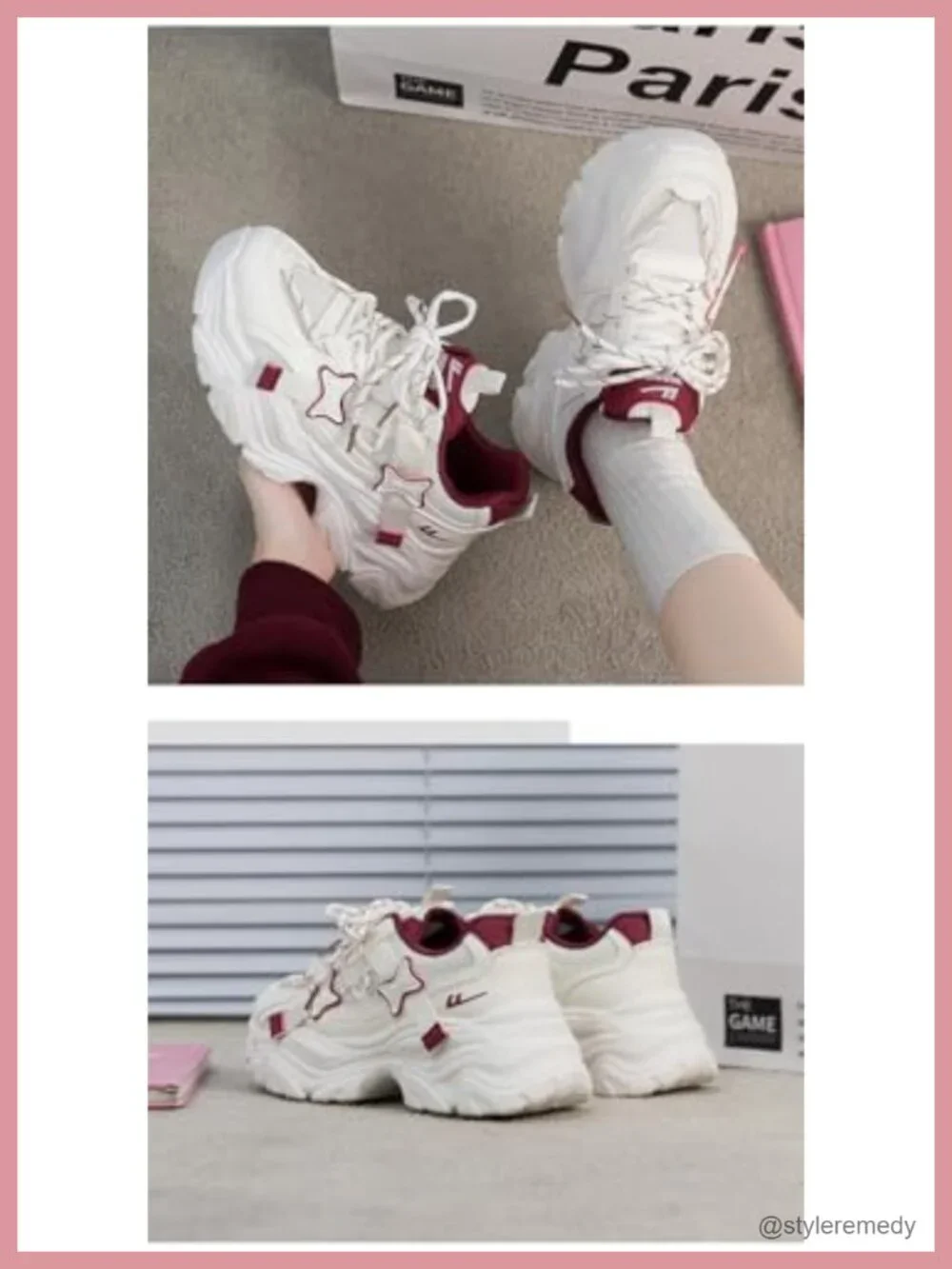 Chunky Platform Sneakers Women Y2K Breathable Mesh Thick Sole Casual Tennis